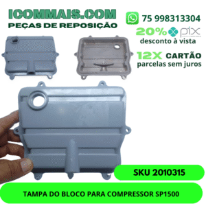 2010315 - TAMPA DO BLOCO PARA COMPRESSOR SP1500