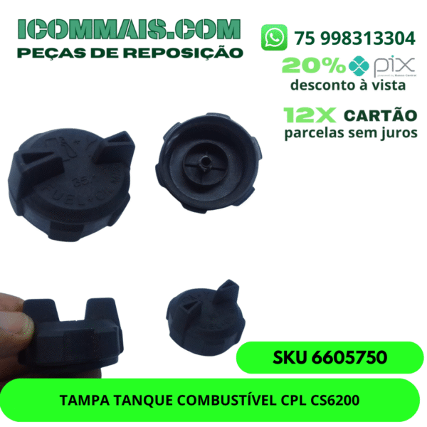6605750 - TAMPA TANQUE COMBUSTÍVEL CPL CS6200