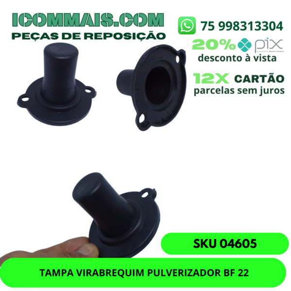 04605 - TAMPA VIRABREQUIM PULVERIZADOR BF 22