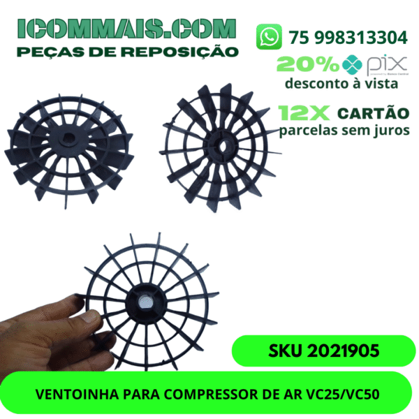 2021905 - VENTOINHA PARA COMPRESSOR DE AR VC25/VC50