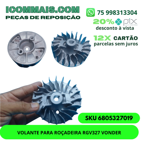 6805327019 - VOLANTE PARA ROÇADEIRA RGV327 VONDER