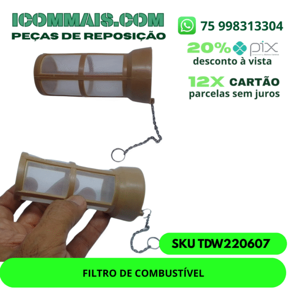 TDW220607 - FILTRO DE COMBUSTÍVEL