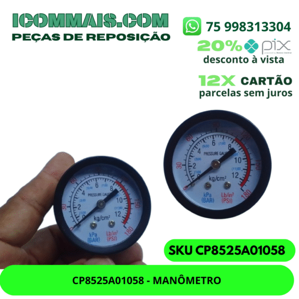 CP8525A01058 - MANÔMETRO