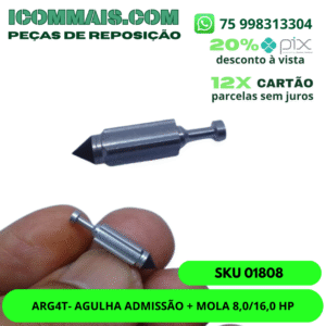 01808 - ARG4T- AGULHA ADMISSÃO + MOLA 8/16 HP