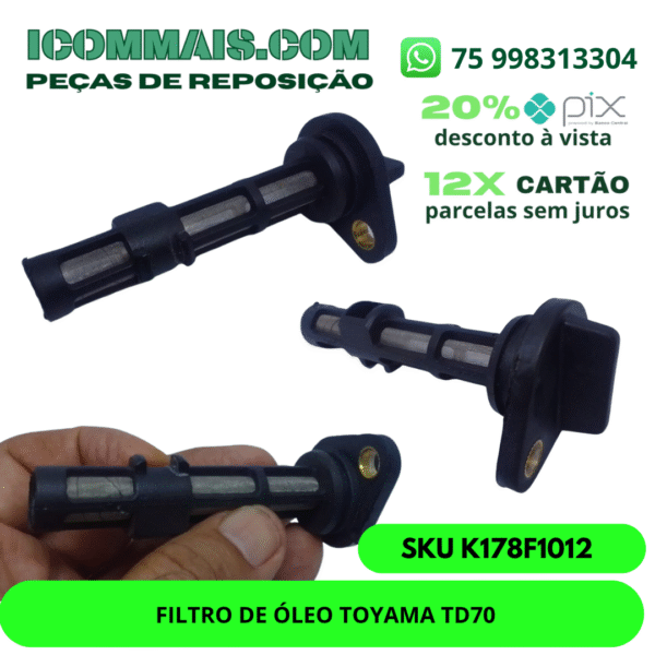 K178F1012 - FILTRO DE ÓLEO TOYAMA TD70