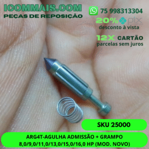 01752 - ARG4T-AGULHA ADMISSÃO + MOLA 4,0/5,5/6,5/7,0 HP