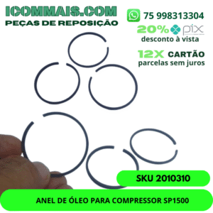 2010310 - ANEL DE ÓLEO PARA COMPRESSOR SP1500