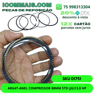 01751 - ARG4T-ANEL COMPRESSOR 88MM STD (JG)13,0 HP