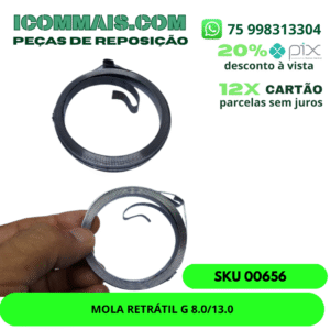 00656 - MOLA RETRÁTIL G 8.0/13.0