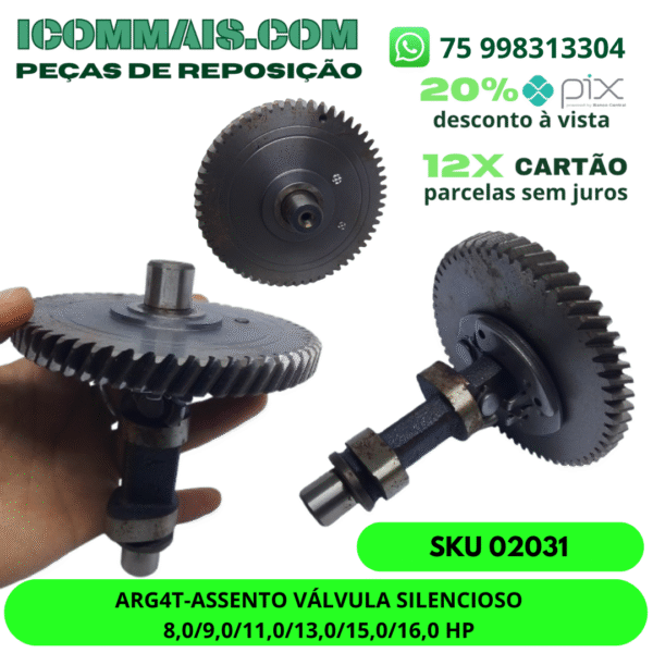 01857 - ARG4T - BALANCEADOR VIRABREQUIM 11,0/16,0 HP