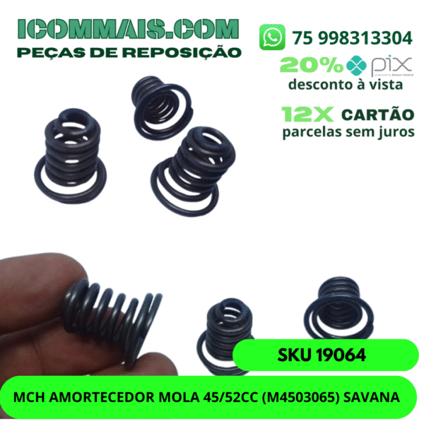 19064 - MCH AMORTECEDOR MOLA 45/52CC (M4503065) SAVANA