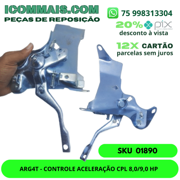 01890 - ARG4T - CONTROLE ACELERAÇÃO CPL 8,0/9,0 HP