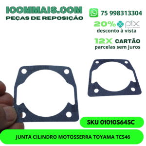 01010S64SC - JUNTA CILINDRO MOTOSSERRA TOYAMA TCS46