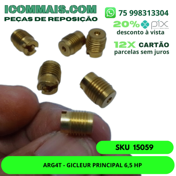 15059 - ARG4T - GICLEUR PRINCIPAL 6,5 HP