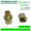 000.LUB-5E-L - ADAPTADOR FÊMEA 3/8" X 1/4" NPT  MACHO LATÂO - Imagem 3