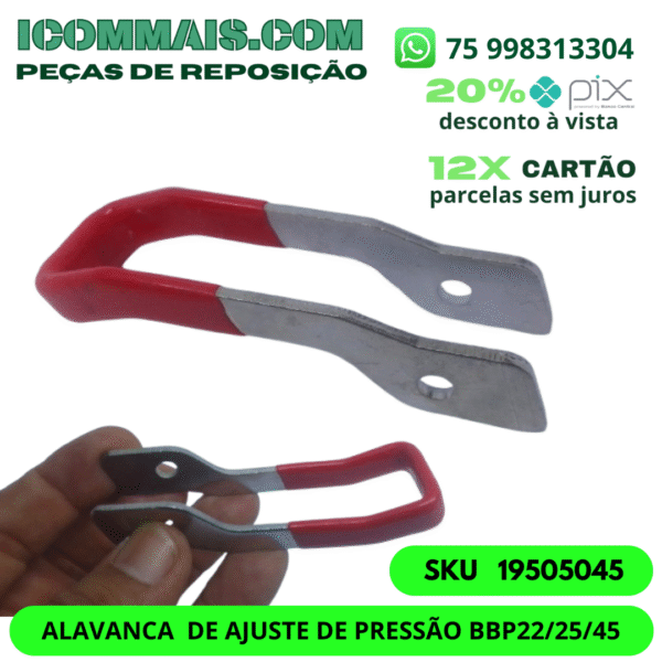 19505045 - ALAVANCA  DE AJUSTE DE PRESSÃO BBP22/25/45