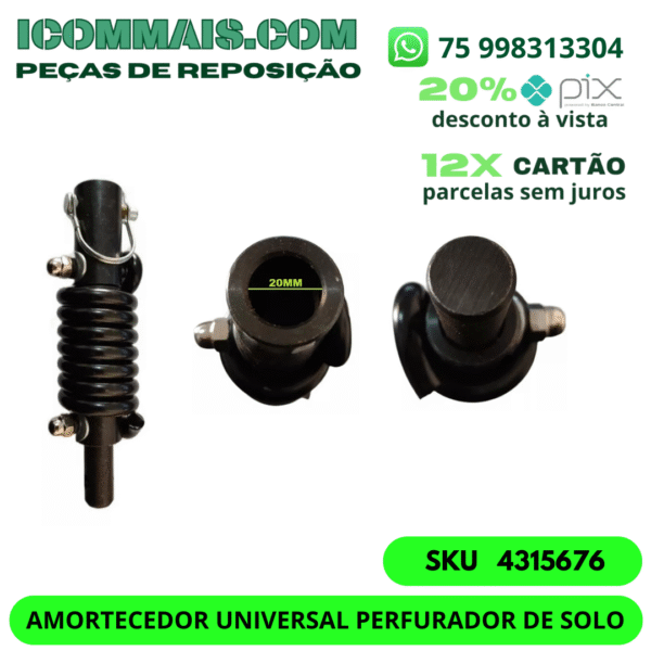 4315676 - AMORTECEDOR BROCA PERFURADOR DE SOLO UNIVERSAL - Imagem 3