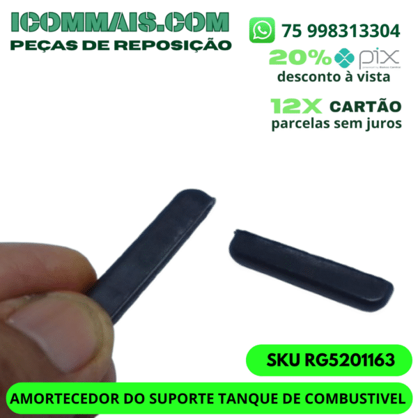 RG5201163 - AMORTECEDOR DO SUPORTE DO TANQUE DE COMBUSTÍVEL - Imagem 3