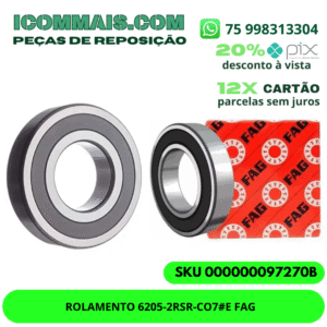 ROLAMENTO 6205-2RSR-CO7#E FAG