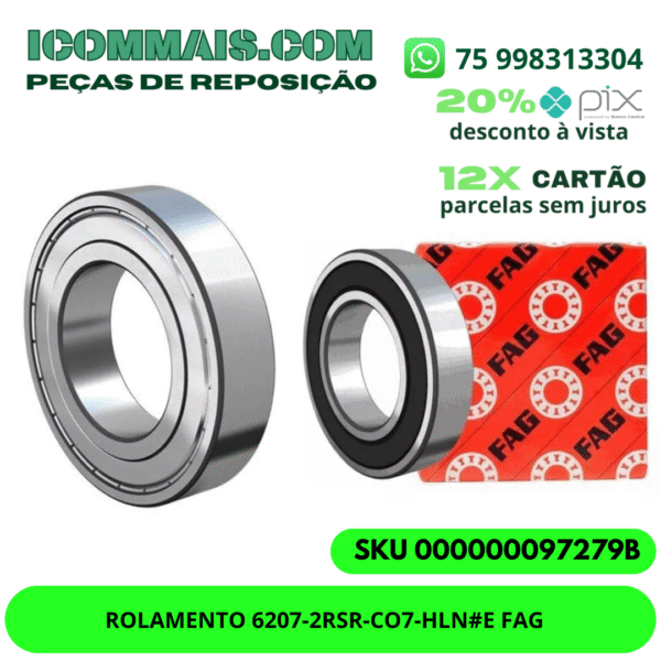 ROLAMENTO 6200-2RSR-CO7#E FAG