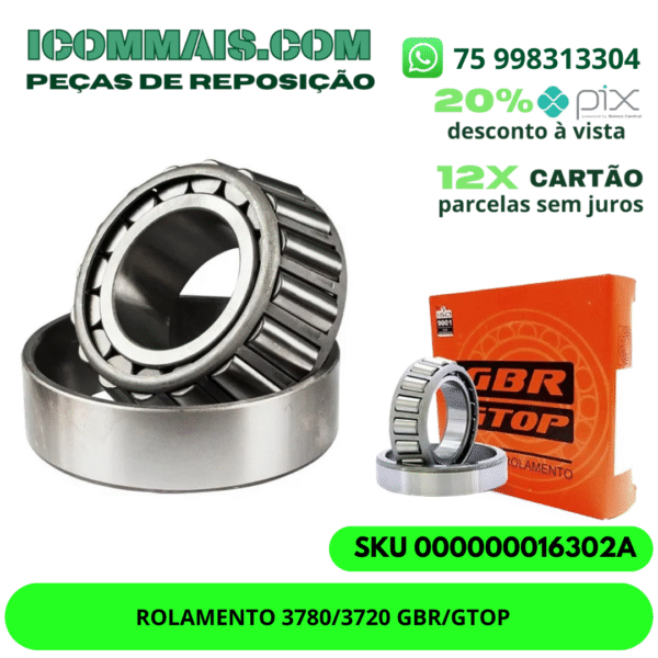 ROLAMENTO 3780/3720 GBR/GTOP