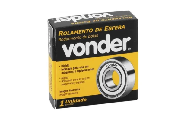 ROLAMENTO DE ESFERAS 6203-ZZ 40X17X12MM VONDER - Imagem 4