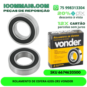 ROLAMENTO DE ESFERA 6205-2RS VONDER