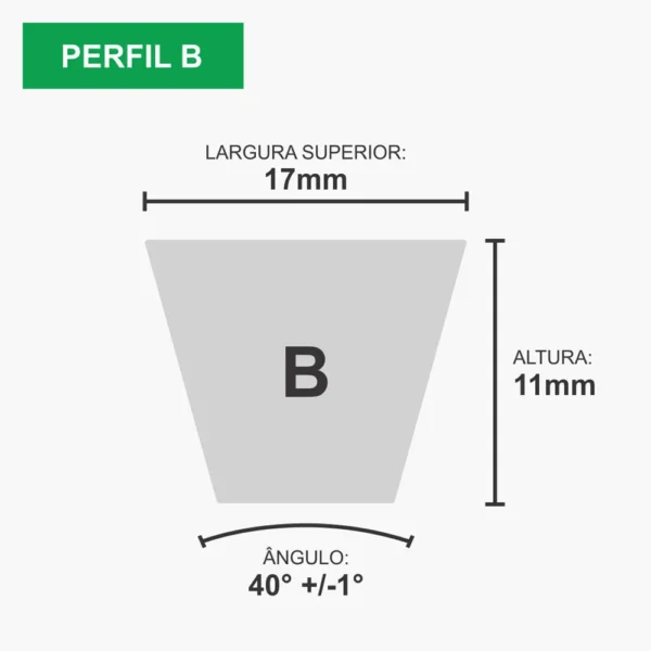 CORREIA "V" B- 61 VONDER INDUSTRIAL - Imagem 3