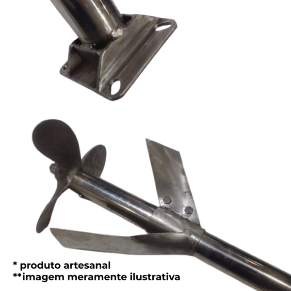 RABETA INOX BASE INOX MOTOR 6.5/7HP GAS - Imagem 3
