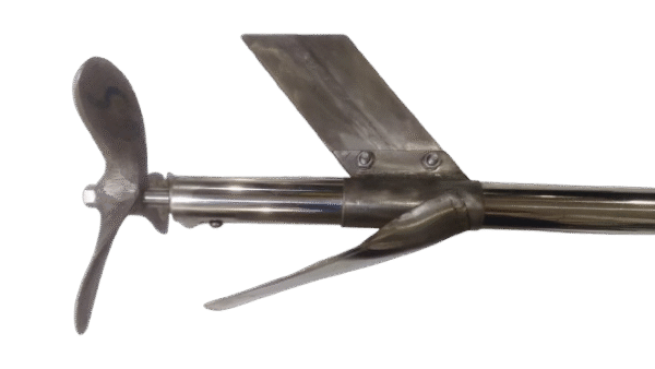 RABETA INOX TUBO 1.1/4"PAREDE 1.5mm, EIXO 1/2" ACOPL. E SUP. TSA C/ BUCHAS DE BORRACHA, MOTOR 5,5 A 7 HP GAS/ 5HP DIESEL - Imagem 9