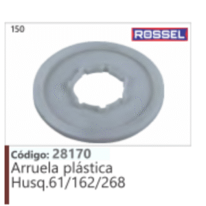 150 ROSSEL Código: 28170 Arruela plástica Husqvarna 61/162/268