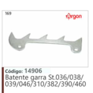 169 Argon Código: 14906 Batente garra St.036/038/039/046/310/382/390/460