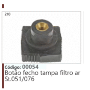 210 Código: 00054 Botão fecho tampa filtro ar St.051/076