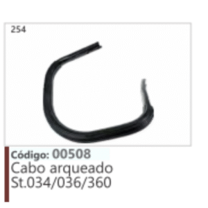 254 Código: 00508 Cabo arqueado St.034/036/360