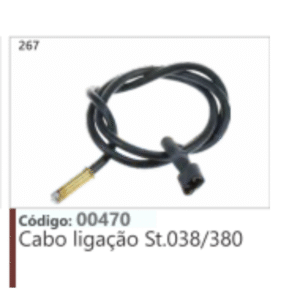 267 Código 00470 Cabo ligação Stihl 038/380