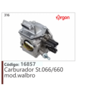 316 Código 16857 Carburador Stihl 066/660 mod.walbro ARGON