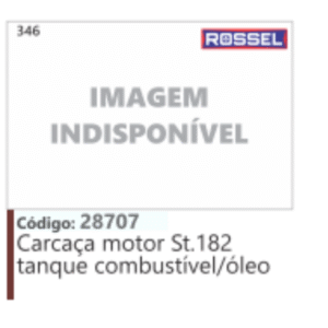 346 Código 28707 Carcaça motor Stihl 182 tanque combustível/óleo ROSSEL