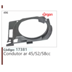 496 Código 17381 Condutor ar 45/52/58cc ARGON