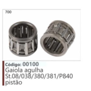 700 Código 00100 Gaiola agulha Stihl 08/038 380/381/P840 pistão 704