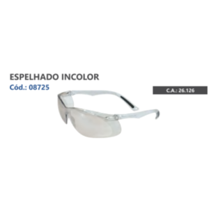 ÓCULOS ESPELHADO INCOLOR CA 26126