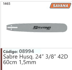 1465 Código 08994 Sabre Husqvarna 24" 3/8" 42D 60cm 1,5mm SAVANA