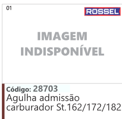 1 Código 28703 Agulha admissão carburador Stihl 162/172/182 ROSSEL