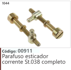 1044 Código 00911 Parafuso esticador corrente Stihl 038 completo