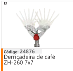 13 Código 24876 Derriçadeira de café ZH-260 7x7