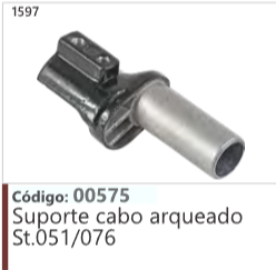 1597 Código 00575 Suporte cabo arqueado Stihl 051/076