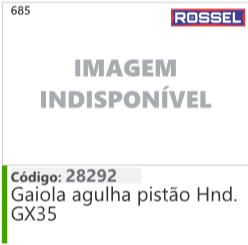685 Código 28292 Gaiola agulha pistão Hnd. GX35 ROSSEL