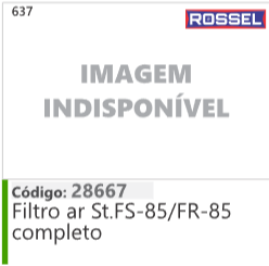 637 Código 28667 Filtro ar Stihl.FS85/FR-85 completo ROSSEL