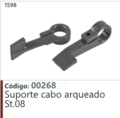 1598 Código 00268 Suporte cabo arqueado Stihl 08
