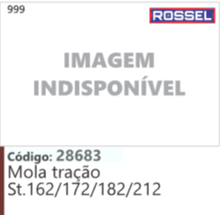 999 Código 28683 Mola tração Stihl 162/172/182/212 ROSSEL