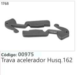 1768 Código 00975 Trava acelerador Husqvarna 162